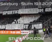 Österreichische Fussball Bundesliga, 15. Runde, RB Salzburg - SK Sturm Graz, Stadion Wals-Siezenheim, 19.11.2017.