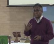 Dr Sathianathan (Sathi) Clarke, presenting the 2017 May Macleod lecture at United Theological College, North Parramatta, Sydney, Australia, on November 21, 2017. Sathi is Bishop Sundo Kim Chair in World Christianity at Wesley Theological Seminary in Washington D.C.