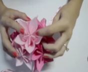This tutorial will show you how to fold an origami kusudama flower ball using paper and glue. These are step-by-step origami directions that will make this arts and crafts origami flower kusudama easy and fun to make. This paper flower ball kusudama is a classic, and makes a wonderful gift for paper craft and flower lovers. I think it&#39;ll make a great wedding decoration, too. :)
