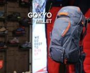 Le Gokyo est un nouveau sac de randonnée / voyage de la marque Millet. C&#39;est un sac à dos technique conçu pour les aventures outdoor et les voyages. Il offre un grand confort de portage et une polyvalence riche. Ce nouveau Goky est parfait pour les itinéraires de 3/4 jours et pour garder avec soi tous ses essentiels.nnwwww.snowleader.com