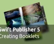 In this video tutorial you will get to grips with the process of booklet creation. Set the paper size, adjust printer settings and go on creating beautiful booklets.nTo learn more about Swift Publisher, go to:nhttps://www.swiftpublisher.comnMore products by BeLight Software:nbelightsoft.comnFollow us:nfacebook.com/belightsoftwarentwitter.com/belightsoftware
