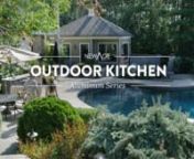 Enjoy every moment in your backyard, with a NewAge Products Aluminum Series Outdoor Kitchen