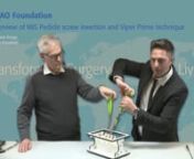A presentation delivered by Andreas Korge (Germany) and Pujan Kavakebi (Austria) in 2017, describing minimally invasive surgery for pedicle screw insertion and the benefits offered by the new Viper Prime device. A hands-on demonstration of Viper Prime is given, including technical features, surgical tips and clinical cases.nn2017nAndreas Korge (Germany) and Pujan Kavakebi (Austria)