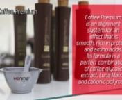 Coffee Premium All Liss is smooth effect alignment system, Rico in proteins and amino acids. Has in its formula a perfect combination of glycolic extract of coffee, cationic polymers and blend of amino acids that Act intensively from the cuticle to the cortex; revitalizing and restructuring the wires, reducing porosity, creating a protective film, providing flexible body and swing and a more uniform surface and aligned, in addition to healthier hair, moisturized, soft and with glare.nnVolume: 10