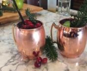 Blue Water Grill has created a spectacular Cranberry Honey Mule to brighten any holiday celebration. For the full recipe visit outerbanks.org/recipes.