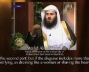 A Muslim sheikh, Walid Al-Wadaan, Saudi professor at the University of Muhammed Ben Saud in Riad/KSA, allows