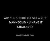 This is a mash up of 2 challenges. The Mannequin Challenge &amp; the U Name it Challenge. The challenges are used to promote Skip a step online. Skip a step now and save time before you arrive.