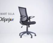 Las sillas Smart forman parte de las sillas de escritorio modernas de Ofiprix. Con nuestras sillas de escritorio modernas conseguirás una sensación de confort inmediata. La malla se ajusta a los contornos para que estés bien apoyado. Smart está disponible en dos colores: negro y gris. También viene equipada con mecanismo giratorio, brazos y base de 5 vías.nnVisita esta fantástica silla giratoria en http://www.ofiprix.com/sillas-de-oficina/sillas-giratorias/sillas-de-escritorio-modernas.ht