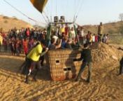 This video shows the efforts undertaken by the crew to secure the basket of the hot air balloon we were riding in to the Earth, and all the curious people who came to see who had landed just outside their village!