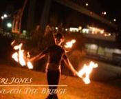 Beneath the Bridge... a Fire Mythago film.nnFan and poi fire performance by Meri Jones, beneath the Talmadge Bridge, Savannah, Georgia. nnSoundtrack: