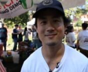 Kheedim Oh founded Mama O’s Premium Kimchi as a way to quench a starved appetite for his Mother’s kimchi and, most importantly, to share his family’s delicious and healthy recipe with others. He shared this story with us at Cook Out NYC on Governors Island.
