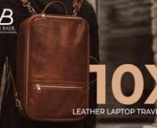 Visit the product page to find out more and purchase:nhttps://vonbaer.com/products/10x-leather-laptop-travel-bagnAccommodates a laptop with a screen size of 13