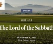 A blessed Lord’s Day to all! May we include in our prayers our preacher for today – Bro. Geosh Ngan – as well as our volunteers, that they may be sustained through both English and Tagalog services.nnnThe Lord of the SabbathnNovember 6, 2022nLuke 14:1-6nBro. Geosh NgannnnnCONGREGATIONAL SONGSnnO GOD YOU ARE MY GOD (PSALM 63)nDanny Danielsn© 1993 Mercy / Vineyard Publishing (Admin. by Integrity Music)nUsed by Permission: CCLI License #675635 and Streaming License #215057nnAMAZING GRACEntex