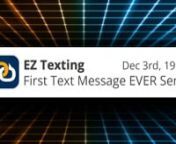 Neil Papworth sent the world’s first text message in 1992. Thirty years later, humans send billions of texts a year. Here is more about the history of text messaging on the 30th anniversary of the first text message ever sent, including some of the most famous texts ever sent over the decades.nnEZ Texting has served over 210K+ customers and is a recognized SMS solutions leader for small and medium-sized business users, setting the standard for professional texting.nnOur messaging solutions all