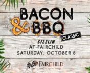 Indulge in some finger-licking BBQ at Fairchild’s 1st Annual Bacon and BBQ Classic.nnEnjoy savory tastings, sip flights of bourbon and take in some live music – it’s the perfect weekend for the entire family!nnnEVENT LINE-UP: nLive Band &amp; DJ, Bacon and BBQ Tastings, Bourbon Tastings, Beer Tastings, Scavenger huntsnGunny sack races, Watermelon Eating Contest, Lawn games, And so much more!nnnPurchase tickets: https://bit.ly/3eLkzQH