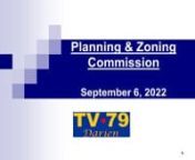 Planning &amp; Zoning Comm9-6-2022nnAGENDA:http://www.darienct.gov/filestorage/28565/29473/31770/31772/80635/PZC_09.06.2022ag.pdfnn0:00---GENERAL MEETINGnnInterview and possible appointment of new member to replace Jim Rand.nn nnPUBLIC HEARINGnnContinuation of Public Hearing regarding Coastal Site Plan Review #27-F, Flood Damage Prevention Application #20-F, Land Filling &amp; Regrading Application #325-A, Amendment to Special Permit Application #22-Q / Site Plan, The Tokeneke Club, Inc., 4