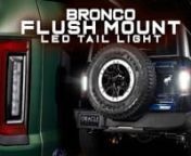 www.oraclelights.com/products/bronco-flush-tail-lightsnORACLE Part# 5892-504nnORACLE Lighting is excited to reveal our new flush mount LED tail light design for the new Ford Bronco. Protruding out significantly less than the factory tail lights, this low-profile design helps avoid potential damage while trail riding. These Ford Bronco tail lights feature an attractive design and functional LED lighting elements including high-powered reverse lights and unique signature perimeter lightingnnNo mor