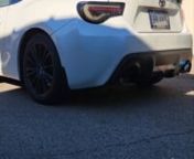 Love the look and sound this gave my stock FRS. Was awesome it included the resonators as well although I prefer it without them.nn==&#62;https://www.maperformance.com/products/invidia-n1-cat-back-exhaust-w-blue-titanium-tips-2013-brz-fr-s-86-hs12sstgtt