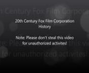 20th Century Fox - Logo Intro History (1914-2015 HD Full Video Film) from 20th century fox intro hd