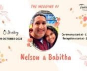 Nelson & Babitha Wedding from babitha