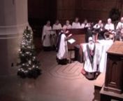 Happy New Year! The Order of Service and repertoire may be found at: https://complineunderground.wordpress.com/2023/01/01/compline-2023-the-holy-name/nnnnJanuary 1, 2023 • THE HOLY NAMEnnPROCESSIONAL: Gloria in excelsis Deo – Plainchant, adapt. Peter R. Hallock (1924-2014)nnPSALM 8 – Plainsong, Tone V.2nnHYMN: Ring out, wild bells (Tune: DEUS TUORUM MILITUM) – from Grenoble Antiphoner, 1753; arr. Gregory BlochnnNUNC DIMITTIS (Tune: MARILYN) – Peter R. HallocknnANTHEM: The Shepherd’s