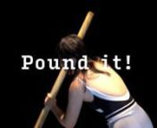 Pound it! (2022) is a performance by Kexin Hao, Rachwill Breidel and Tingyi Jiang.nnnhttps://v2.nl/archive/works/pound-it/nnnSticky rice cakes, known as mochi in Japan, nian gao in China, and chapssal-tteok in Korea, are an East Asian treat traditionally consumed at the Lunar New Year. Glutinous rice is processed into a sticky paste and then molded into shapes, folded around fillings or cooked again with other ingredients.nnThough there are numerous varieties, its traditional preparation always