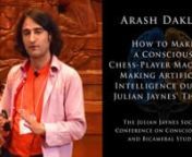 Making Artificial Intelligence out of Julian Jaynes’s Theory | Arash Daklan from definition of intelligence test
