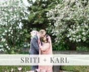 We were so happy to capture this intimate and beautiful spring wedding in Burlington of Sriti and Karl. Their micro wedding ceremony was held under a tent within Hendrie Park at the Royal Botanical Gardens and was beautifully decorated by Dream Wedding Decor. It was a modern theme while carefully incorporating elements from both their cultures. The couple wrote their own vows, and you could feel their love for each other radiate.nnThe reception was held back at the bride and grooms house where t