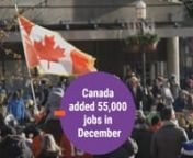 Canada’s employment rose 55,000 in December and the total number of very recent immigrants of core working age (25 to 54 years) was 5,000 more than two previous years.nnMost of the employment growth was in Ontario. nnNationwide, employment demand is on the rise for IT &amp; Software, Marketing &amp; Sales, Digital Marketing, Engineers &amp; Hospitality professionals.nnThe share of core age very recent immigrants rose by 7.8 percentage points to 78.7% in the two years ending in December 2021. n