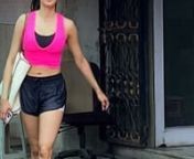 Janvhi Kapoor Spotted At Pilates from janvhi kapoor