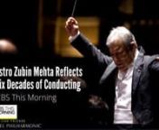 Last year, famed conductor Zubin Mehta announced plans to step down as music director of the Israel Philharmonic Orchestra, a post he&#39;s held for 40 years. CBS News contributor Jamie Wax sits down with Mehta before one of his final U.S. concerts at Carnegie Hall.nnSubscribe to the