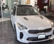 Ceramic Silver New 2022 Kia Stinger available in Madison, WI at Russ Darrow Kia Madison. Servicing the Middleton, Shorewood Hills, Madison, Five Points, Fitchburg, WI area. Used: https://www.russdarrowmadison.com/search/used-madison-wi/?cy=53719&amp;tp=used%2F&amp;utm_source=youtube&amp;utm_medium=referral&amp;utm_campaign=LESA_Vehicle_video_from_youtube New: https://www.russdarrowmadison.com/search/new-kia-madison-wi/?cy=53719&amp;tp=new%2F&amp;utm_source=youtube&amp;utm_medium=referral&amp;utm
