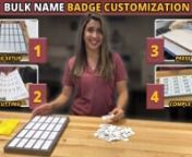 Bulk Name Badge Customization &#124; Sublimating Unisub Products With JigsnnFind the Unisub Resource Portal with free templates here: https://portal.unisub.com/loginnnnBulk Name Badge Customization &#124; Sublimating Unisub Products With JigsnnUnisub sublimation blanks are high quality and produce beautiful, vibrant products.nnThis line of sublimation ready blanks includes products like key chains, coasters, plaques, and even name badges!nnWith blanks like name badges, there are jigs to help speed up