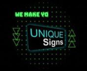 UNIQUE SIGNS, LEADING MANUFACTURER OF GLOW SIGN BOARDS, LED BOARDS, 3D BOARDS, ACP SIGN BOARD ,3D SIGNAGES , NEON SIGN BOARDS, STEEL LETTER!S &amp; BRASS LETTERS, ACRYLIC LETTERS, INTERNAL SIGNAGES &amp; OUTLET SIGNAGES, Hoardings and Standees.nnThe offered products are manufactured using high grade basic material and advanced technology. These products are extensively appreciated for features such as reliable performance, longer service life, attractive color combinations, elegant designs, eye-