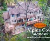 Book Alpine Cove today! &#124; https://www.deepcreekvacations.com/booking/alpine-coven────────────────────────────────────────nnAmazing vacations start with an extraordinary vacation home! Alpine Cove (formerly Sunshine Daydream) is a lakefront retreat that promises an exceptional Deep Creek Lake vacation from start to finish! nnnnThis home was recently transformed, and highlights of the updates include new furnishing