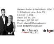 420 Fort Hill Dr Pulaski TN 38478 &#124; Rebecca Peden and David MartinnnRebecca Peden and David MartinnnRaised in Knoxville, TN, Rebecca Peden graduated with her Bachelor&#39;s in Public Relations and her Master&#39;s in Communication from MTSU. Marketing has been at the core of her career path. After working in the music industry in publicity and record promotion, Rebecca&#39;s love of education led her to teach Music Business, Argumentation/Debate, Speech and Public Relations at many middle Tennessee-area col