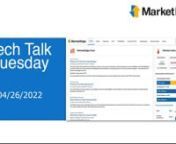 This week in the MarketEdge Tech Talk Tuesday for April 26, 2022 host Will Paule along with co-host David Blake provide a technical analysis of the previous week’s market activity.nnA Friday selloff pulled the major averages down for the week a day after Fed Chair Jerome Powell cemented the case for at least a 0.50-point rate hike at the May FOMC meeting to battle inflation. Investors were able to shake off rising rates early in the week as Q1 earnings from International Business Machines (IBM