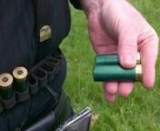 Here are some tips for loading a double barrel shotgun. Set up the shells in your shotgun belt in pairs so that you can pull them out easily by feel. After you&#39;ve fired once and shucked the holes, put the butt stock back on your shoulder and roll in the shells from the top. When you close the action you should be automatically on target. This will save you seconds on the time clock because you are using significantly fewer hand movements.nn(Note: movements are slowed down in this video for demon