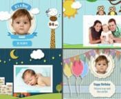 ✔️ Download here: nhttps://templatesbravo.com/vh/item/baby-photo-album-birthday/14648981nnnnThis is beautiful photo album for your new born child. Either for boy or girl and your family. Very easy to customize and also the video tutorial with all instruction included. Hope you will like it.nnFULL HD resolution;n100% After Effects projectnNo plugin requirednVideo tutorial includednAfter Effects [information on project page] or highernnMusic here