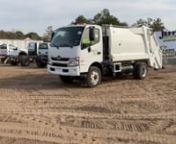 2018 HINO XJC710XFC710 SA REAR LOAD RESIDENTIAL COLLECTION TRUCK VIN JHHHDM2H0JK003047 from xfc
