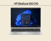 HP EliteBook 650 15.6 inch G10 Notebook PC - KO from 10 inch ko
