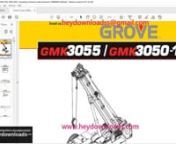 https://www.heydownloads.com/product/grove-crane-gmk-3055-gmk-3050-1-lattice-extension-operating-instruction-manual-2084894-pdf-download/nnGrove Crane GMK 3055 GMK 3050-1 Lattice Extension Operating Instruction Manual 2084894 - PDF DOWNLOADnnLanguage : EnglishnPages : 220nDownloadable : YesnFile Type : PDF