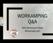 [August 2023 Q&amp;A Session] Have questions about Workamping and RVing? Listen in to this recorded webinar to get your questions answered by the creators and leaders of the Workamping industry - Workamper News.nnIn this session, we discuss:nn00:00 Welcome and about Workamper Newsn2:10 How do I find work? n16:20 Where do I post a resume?n25:55 What skills are most desirable for Workamping jobs?n30:19 When do I need to have a position secured by? Discussion on seasonality of jobs.n38:17 Is it oka