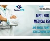 Accepting Patient on MPTL for Medical Reg & SPA from mptl