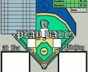 A simulated baseball game played with NFTs. website: moonshotbaseball.io