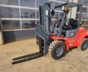 Unused Apache CPC35 Rough Terrain Forklift, 2 Stage Mast, Side Shift, Forks, Service Kit &amp; Tool Box (Copy of EC Declaration of Conformity Available) (2 Hours) - 2307081n140366118 - AK