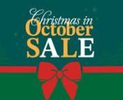 Get ready for an early Christmas and save! It’s the Christmas in October Sale! Get up to &#36;2,500 gift with the purchase of a new home! Plus get special pricing on many singlewide anddoublewide homes. Sale starts October 1, 2023, thru November 30, 2023. Don’t miss out! Some restrictions apply. Pricing and availability may vary by location.nnn* Valid October 1- November 30, 2023. Available at participating Cavco company-owned stores only. Must secure Christmas in October Gift Package with Sal