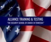 https://securityguardlicensetn.com/nAlliance Training and Testing is the premier provider of diverse online security guard training programs, proudly serving the state of Tennessee for over a decade to meet the needs of aspiring &amp; seasoned security professionals in the Volunteer State #TNJobnnOnline Training ProgramsnAlliance Training and Testing offers a diverse range of online training programs tailored to meet the needs of aspiring and seasoned security professionals:nnTennessee Unarmed S
