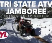 Tri-State ATV Jamboree: (0:00),(9:51),(25:40)nThis week, Chad is joining the folks from the Tri-State ATV club as they embark on an epic journey on the Barracks trail. This Jamboree is in Hurricane, UT. every year and features great fun filled with guided rides, raffles, food and great people. This year included something completely different though…Snow!! That’s right, many of the trails were affected by the influx of snow we’ve had in the state this year and as a result, some of the begi