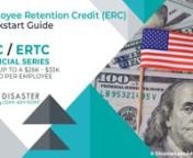 The Employee Retention Credit (ERC) Quickstart Guide from Disaster Loan Advisors™ (DLA). nnhttps://www.DisasterLoanAdvisors.com/ercnnSchedule Your Free No-Risk, No-Obligation, Employee Retention Credit (ERC) Tax Consultation Call Today! Speak Directly to an Expert ERC / ERTC Advisor to Evaluate if YOUR Business Qualifies for the ERC Refund.nnThis ERC Video will show you how to save tens of thousands of dollars or more by avoiding companies that are charging you an excessive 10% to 30% percent